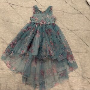 Zenzi blue high low dress. Lots of volume in the skirt! Size XS (4/5).